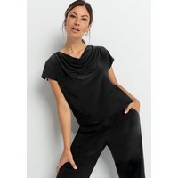 bianca Kurzarmshirt Bianca - kurzarm Shirt - Wiebke - Wasserfallauschnitt von bianca