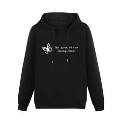 bicca Pullover Warm Hoodies Life is Strange Hoody White Life is Strange Printeds Black XL von bicca