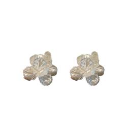 Ohrringe Ohrstecker Damen Schmuck Earrings Blume Geometrische Ohrringe Hochzeitsfeier Frauen von bicup