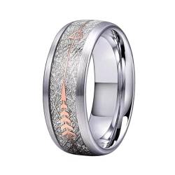 bicup Ring Ringe Damen Bijouterie Herren 8Mm Klassische Herrenringe Eheringe Verlobung Einfache Männer 8 Silber von bicup