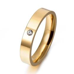 bicup Ring Ringe Damen Bijouterie Herren Fingerring Eheringe Für Frauen Weibliche Verlobung 8 Gold von bicup