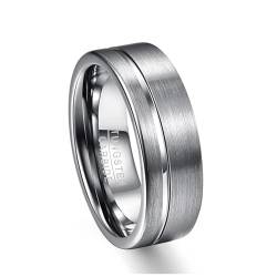 bicup Ring Ringe Damen Bijouterie Herren Frauen Ring Klassische Männer Eheringe Verlobung Einfache Unisex Ringe Jubiläum 9 Silber von bicup