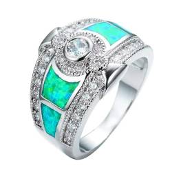 bicup Ring Ringe Damen Bijouterie Herren Frauen Ringe Klassische Hochzeit Verlobungsringe Für Frauen Jubiläum Accessoires 9 Grün von bicup