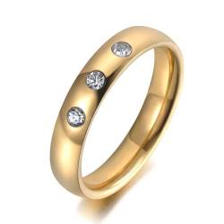 bicup Ring Ringe Damen Bijouterie Herren Partyringe Für Frauen Mädchen Hochzeit Verlobungsring 6 Gold von bicup