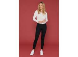 Ankle-Jeans WONDERJEANS "Ankle" Gr. 36, Länge 28, schwarz (black, black) Damen Jeans 5-Pocket-Jeans Röhrenjeans