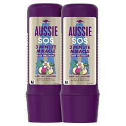 Aussie SOS Save My Lengths! Intensive Pflege 3 Minute Miracle | Australian Superfoods Mix | 2 x 225 ml von Aussie