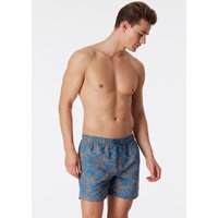 Badeshorts Webware gemustert orange - Modern Swim 8