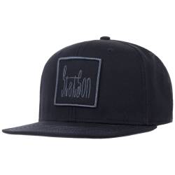 Brand Patch Snapback Cap  , Gr. One Size, Fb. blau