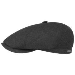 Brooklin Wool Cashmere Flatcap  , Gr. 55 cm, Fb. anthrazit