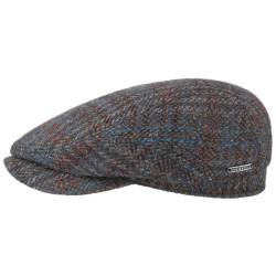 Burnet Harris Tweed Flatcap  , Gr. 56 cm, Fb. grau