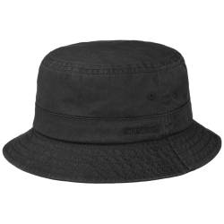 Cotton Twill Bucket Hut mit UV-Schutz  , Gr. L (58-59 cm), Fb. schwarz