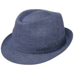 Geneva Trilby Leinenhut  , Gr. 54 cm, Fb. blau