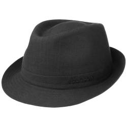 Geneva Trilby Leinenhut  , Gr. 58 cm, Fb. schwarz