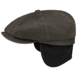 Hatteras Datto Flatcap mit Ohrenklappen  , Gr. M (56-57 cm), Fb. dunkelbraun