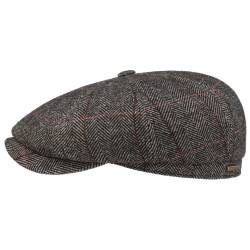 Hatteras Gallanger Wool Flatcap  , Gr. S (54-55 cm), Fb. beige-schwarz