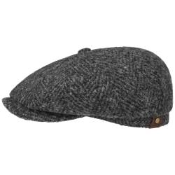 Hatteras Herringbone Flatcap  , Gr. 55 cm, Fb. schwarz