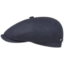 Hatteras Kaschmir Seide Flatcap  , Gr. 58 cm, Fb. dunkelblau