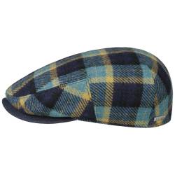 Kent Genola Wool Check Flatcap  , Gr. S (54-55 cm), Fb. blau