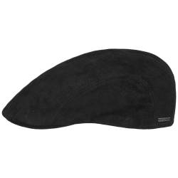 Madison Leder Flatcap  , Gr. XXL (62-63 cm), Fb. schwarz