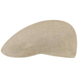 Madison Leinen Flatcap  , Gr. 60 cm, Fb. beige