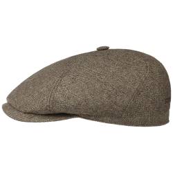 Milner Seiden Flatcap  , Gr. 56 cm, Fb. beige-braun