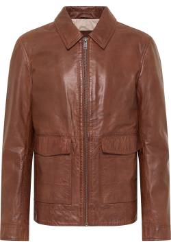 Mustang Klassische Lederjacke braun