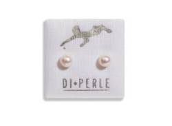 Paar Ohrstecker DI PERLE "Damen Perlenschmuck 585 Gelbgold Süsswasser Perlen Ohrstecker" Ohrringe Gr. Damen, weiß Damen Ohrstecker