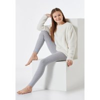 Schlafanzug lang Fleece off-white - Teens Nightwear 140
