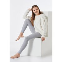 Schlafanzug lang Fleece off-white - Teens Nightwear 164