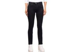 Slim-fit-Jeans WONDERJEANS "Classic-Slim" Gr. 42, Länge 32, blau (dark blue rinsed) Damen Jeans Röhrenjeans