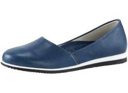 Slipper HEINE Gr. 36, blau (jeansblau) Damen Schuhe Ballerinas von Heine