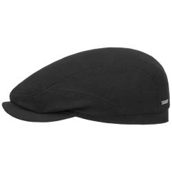 Superior Cotton Driver Flatcap  , Gr. 59 cm, Fb. schwarz