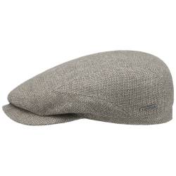Taleco Wool Flatcap mit Leinen  , Gr. 59 cm, Fb. grau-beige