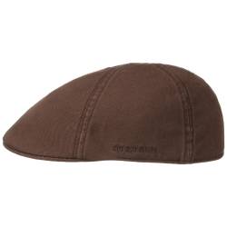 Texas Cotton Flatcap mit UV-Schutz  , Gr. M (56-57 cm), Fb. braun
