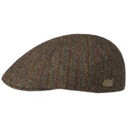 Texas Harris Tweed Flatcap  , Gr. 56 cm, Fb. braun