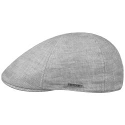 Texas Just Linen Flatcap  , Gr. XXL (62-63 cm), Fb. grau-meliert