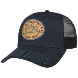 Vintage Brushed Twill Trucker Cap  , Gr. One Size, Fb. blau