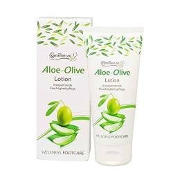 Lotion Aloe, Olive, Camillen 60, Feuchtigkeitspflege Wellness Foot Care mit Aloe Vera und Olivenöl, 100 ml von bipin