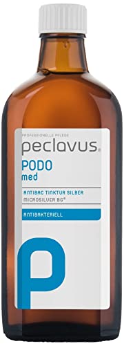 Peclavus PODOmed AntiBAC Tinktur Silber Anti Fußpilztinktur, 200ml von bipin