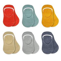 bistyle Baumwolle 6 Paar Baby Socken für Neugeborene Säugling 0-6 Monate bis 3 Jahre | Ballettsocken mit Griffen | Jungen Mädchen Kindersocken Kleinkind Socken (as3, age, 2_years, 3_years, Rot) von bistyle