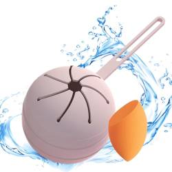 Make-up-Schwamm-Ei-Etui - Atmungsaktives Make-up-Ei-Schwamm-Etui | Staubdichter, atmungsaktiver Ei-Gesichtsschwammhalter aus Silikon für den nassen und trockenen Einsatz von Biteatey von biteatey