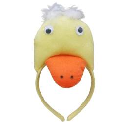 blispring Witziges Entenhaar-Stirnband, schöner Kopfschmuck, Cartoon-Haarband, perfekt für Partys und Feiern von blispring