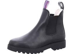 blue heeler Damen Chelsea-Boots JACKAROO Schwarz Glattleder 38 von blue heeler