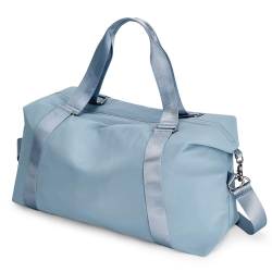 Reisetasche für Damen und Herren, Wochenend-Übernachtungstasche, persönliche Gegenstände, Reisetasche, Handgepäck, Sporttasche, Blau von bluterm