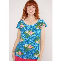 Blutsgeschwister Kurzarmshirt mit Print - bedrucktes Shirt Top - Frilly Crew von blutsgeschwister