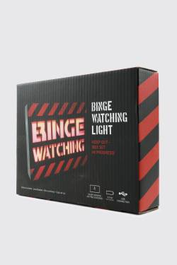 Binge Watching A5 Lightbox - Clear - One Size, Clear von boohoo