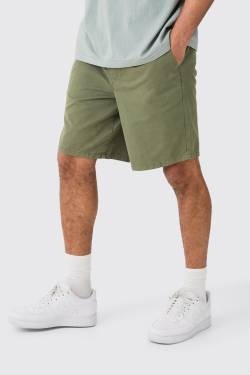 Lockere Shorts In Khaki - M, Khaki von boohoo