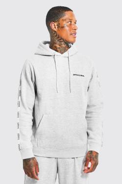 Official Man Hoodie - Grey Marl - Xl, Grey Marl von boohoo