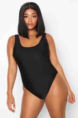 Plus Badeanzug - Black - 42, Black von boohoo