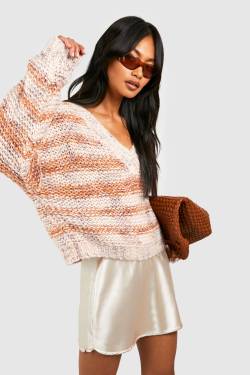 Pullover Mit Farbverlauf - Rust - M, Rust von boohoo